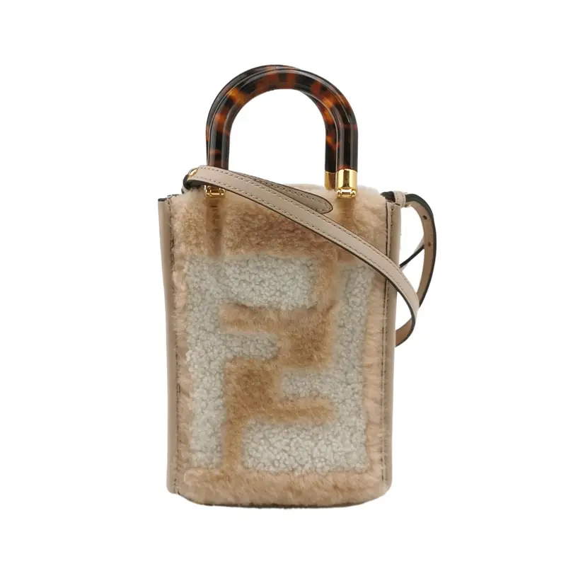 Fendi Sunshine Flogo, сумка через плечо, мини
