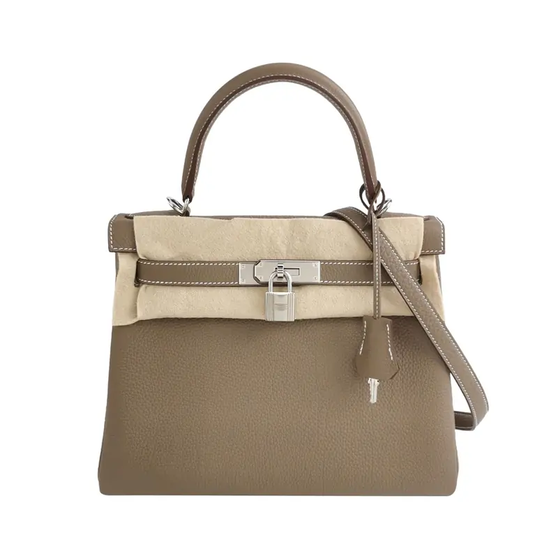 Hermès Kelly Togo etoupe, сумка на плечо